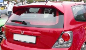 Spoiler above rear glass, 3D, type R.