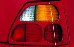 The tail lamp glasses.