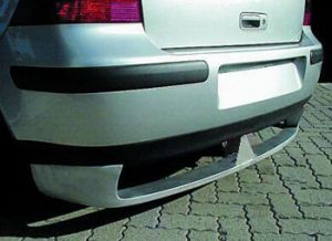 Spoiler after the rear bumper.